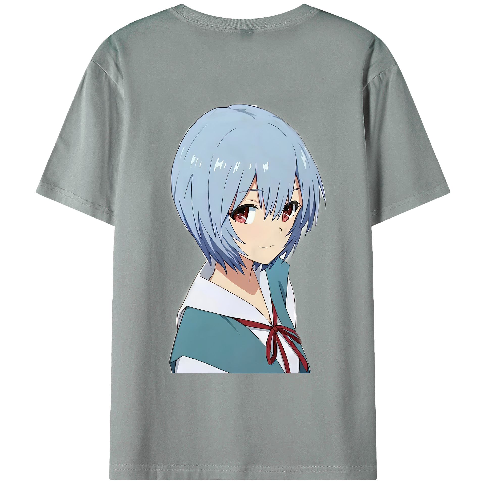 （画像用） EVA 新世紀エヴァンゲリオン 綿100％ メンズ半袖Tシャツ（バックプリント） 通気性